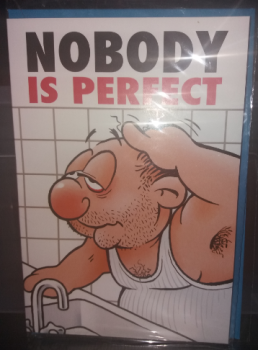 Nobody is Perfect - Doppelkarte A6 mit Couvert