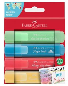 Textmarker - Textliner 46 - Pastell - 4er Karton