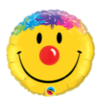 Smile Face - Folienballon 18 cm luftgefüllt