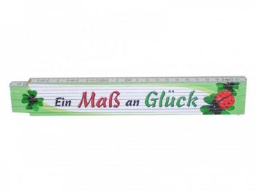 Zollstock / Holzmeter 2 m: Ein Mass an Glück