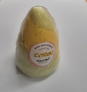 Schaumbad - Einhorn 100g - Zitron/Limette / Citron/Lime - breite 5 cm , höhe 7.5 cm