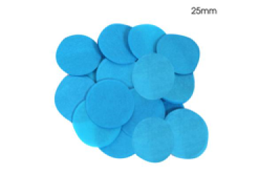 Blue Paper - Rund Confetti - 25mm 14g