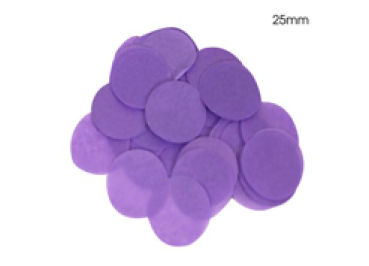 Purple Paper - Rund Confetti - 25mm 14g