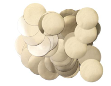 Ivory Pearl Metallic - Rund Foil Confetti - 25mm 14g