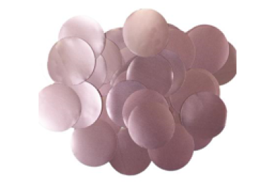 Light Pink Pearl Metallic - Rund Foil Confetti - 25mm 14g