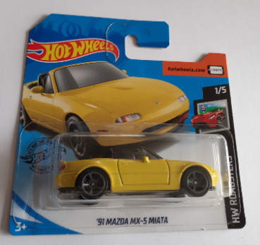 Hot Wheels Serie 1:64 - `91 Mazda MX-5 Miata