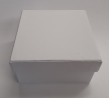 Geschenkbox 6 cm x 6 cm - weiss