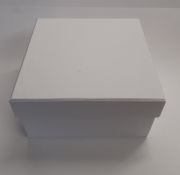 Geschenkbox 9 cm x 9 cm - weiss