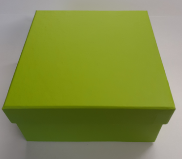 Geschenkbox 11 cm x 11 cm - hellgrün