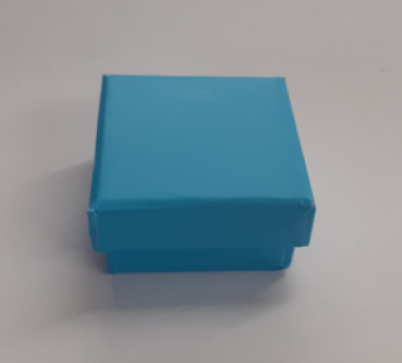 Geschenkbox 3 cm x 3 cm - hellblau