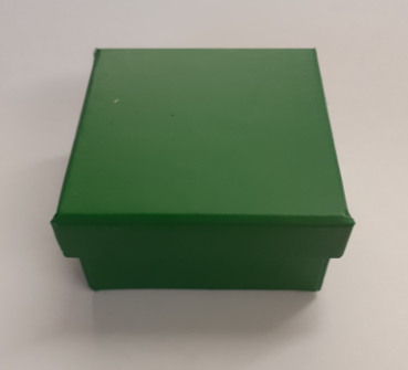 Geschenkbox 5 cm x 5 cm - grün