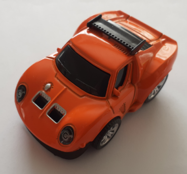 Sportwagen 1:62 mit Rückzug - orange