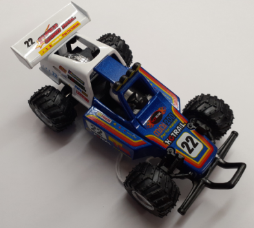 Turbo Buggy mit Rückzug - blau