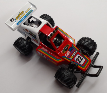Turbo Buggy mit Rückzug - rot