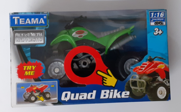 Quad Bike grün - 1:16 - mit Geräuschen