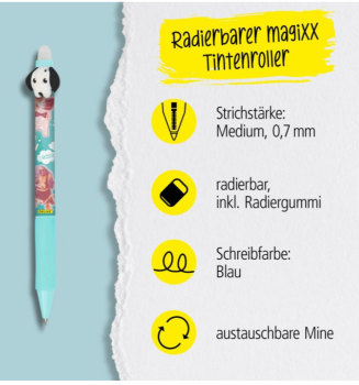 Gelschreiber magiXX - Welpe - Tinte blau 0.7mm