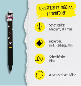 Gelschreiber magiXX - Hund - Tinte blau 0.7mm