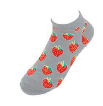 Lady Crazy Socks - Sneaker Grösse 35-38 - Erdbeeren