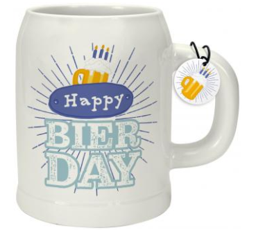 Bierkrug - Happy Bierday