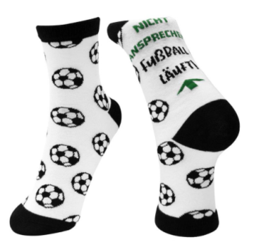 Zaubersocken - Nicht ansprechen, Fussball läuft - Größe 41-46