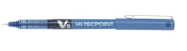 Pilot Hi-Tecpoint Rollerball Pen, V5 - Extra Fine 0.5 mm - blau