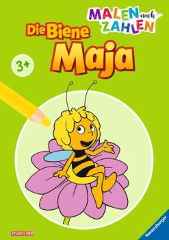 Malen nach Zahlen - Malbuch - Die Biene Maja