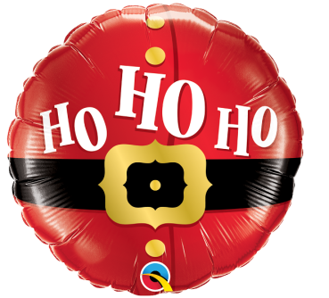 Ho Ho Ho Santa's Belt - Folienballon 45 cm ungefüllt