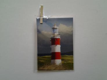 Leuchtturm - mini Doppelkarte - 5.5cm x 7.5cm