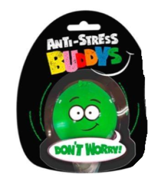 Buddys - Anti-Stressball 7,0 x 6,5 x 4,5 cm - grün