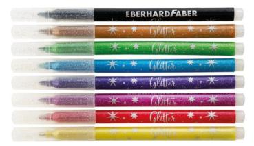 Filzstifte Glitzer, Classic 8 Farben Kartonetui - Eberhard Faber