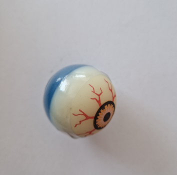 Flummi Eyeball 37 mm - blau