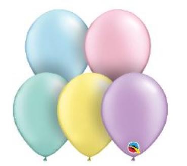 Ballon 13cm - Pearl - Perlfarben-Mischung 1 Beutel - 10 Stück - nur für Luftfüllung