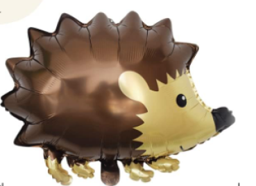 Igel - Folien Ballonfigur h:43 x b:55 cm - ungefüllt