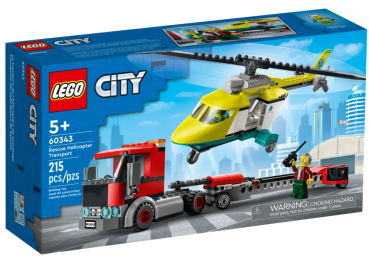 Lego©  - City 60343 - Hubschrauber Transporter