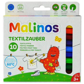 Malinos - Stifte - Textilzauber - 10 Stifte
