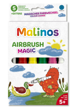 Malinos - Stifte - Airbrush Magic - 5 + 1 Pustestifte