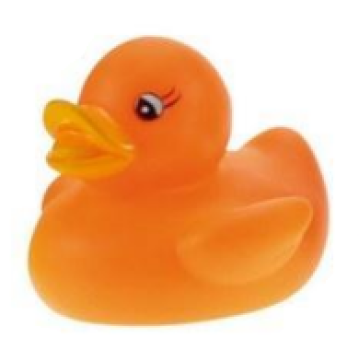 Bade Ente Racing Ducks - 6cm - orange