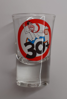 Schnapsglas - Jahreszahl 30
