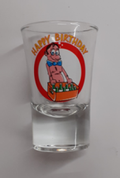 Schnapsglas - Happy Birthday
