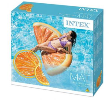 Luftmatratze - Orange-Stück - Intex 178 x 85 cm - orange