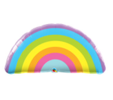 Radiant Rainbow - Folien Ballonfigur 91 cm ungefüllt
