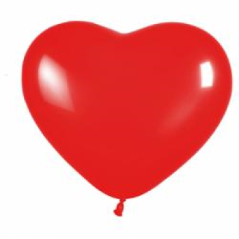 Herz Ballon 41 cm - rot - 1 Beutel - 4 Stück