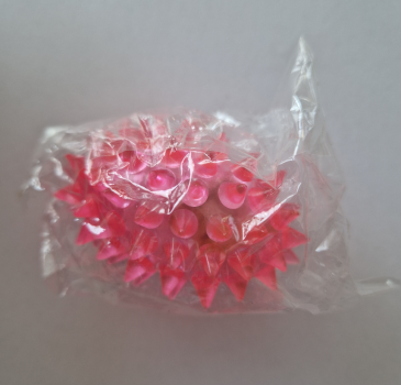 Spiky Flash Bomb 55 x 40 mm oval - pink