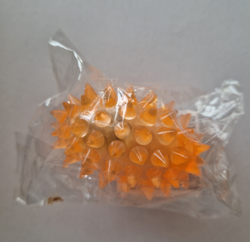 Spiky Flash Bomb 55 x 40 mm oval - orange