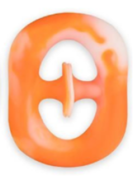 Xtreme - Antistress-Trainer Snap & Grab 6 x 5,5 cm - orange