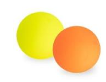 Anti-Stress und Relaxball ABC Champions 4.5 cm - orange + gelb