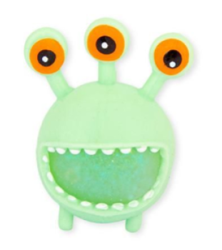 Monster Alarm - Quetsch-Monster ca. 3,4 x 4,0 x 5,2 cm - grün