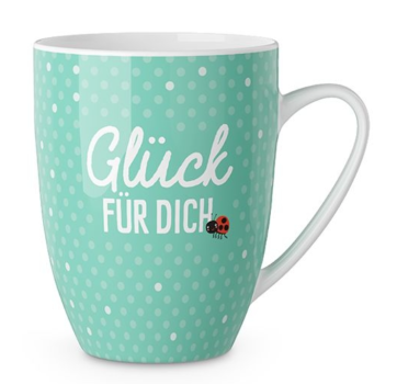 Liebe Grüße - Becher 250ml - Glück für dich