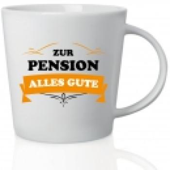 Tasse - Zur Pension alles Gute