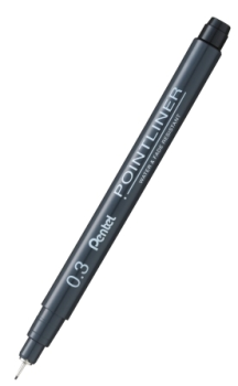 POINTLINER Fineliner 0.3 mm - schwarz